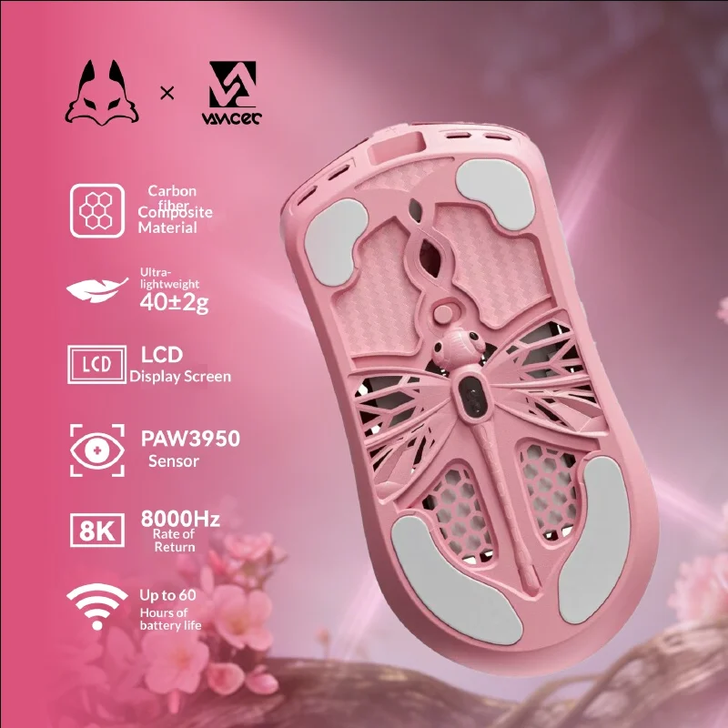 Vancer Akitsu Pink Carbon Fibe - Pc Gaming Valorant review and price