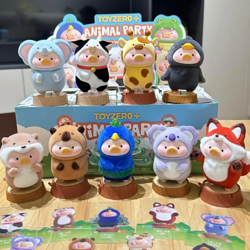 

Piggy Animal Party Series Blind Box Cute Action Figure Surprise Bag Anime Doll Toy