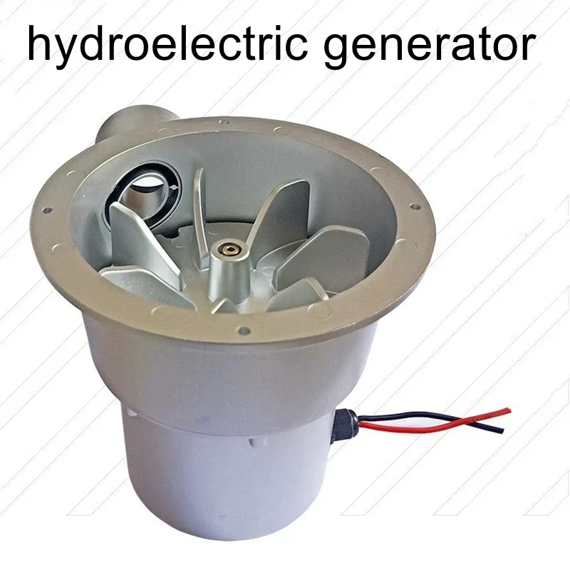 12V small hydroelectric generator outdoor portable water turbine high efficiency brushless DC micro hydroelectric generator