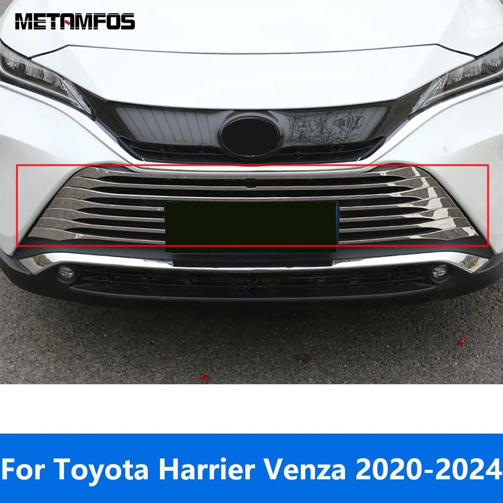 

Accessories For Toyota Harrier Venza 2020 2021 2022 2023 2024 Front Bumper Grille Racing Grill Molding Trim Sticker Car Styling