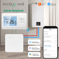 Tuya Smart Wifi Thermostat Wireless For Gas Boiler Room Thermostats Battery Operated Thermostat Wifi Smart  Alexa Google Home