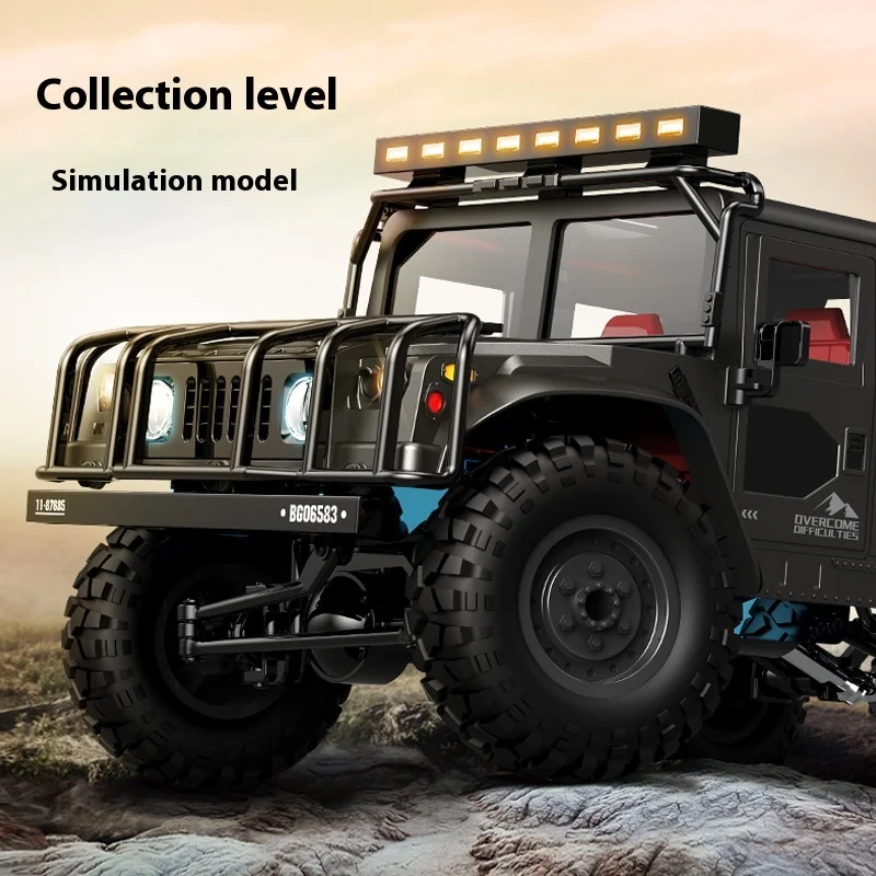 1:12 Four-wheel drive climbing off-road vehicle rc High speed remote control car Simulate Hummer car model Children's toy car