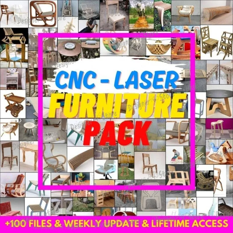 Cnc Router Furniture Files Mega Bundle 100 Cnc Laser Cut Files Dxf, Svg, Cdr, Pdf Cnc Router, Laser Cutter, Engraver