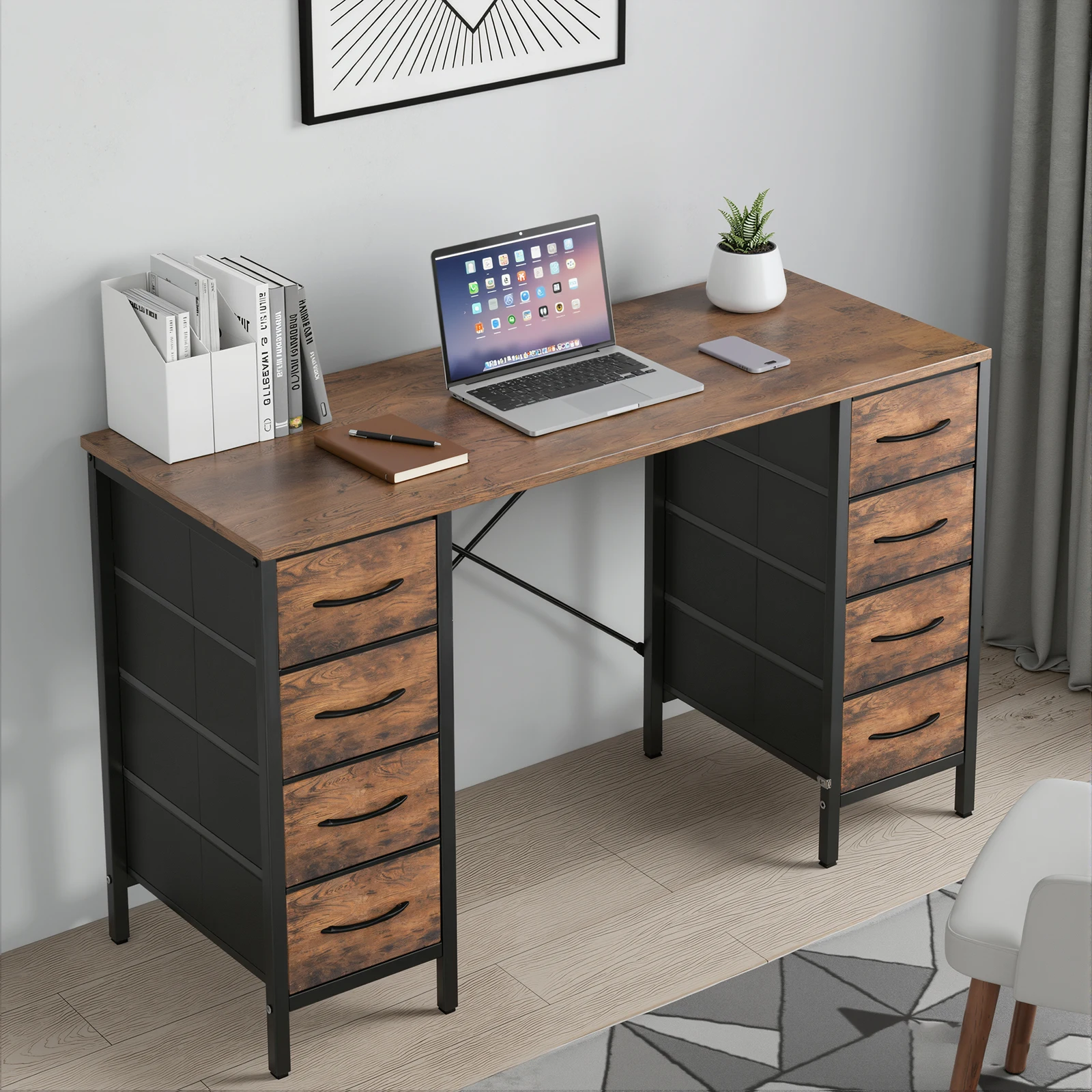 Office X Furniture - Biurko komputerowe JHK 47 cali z