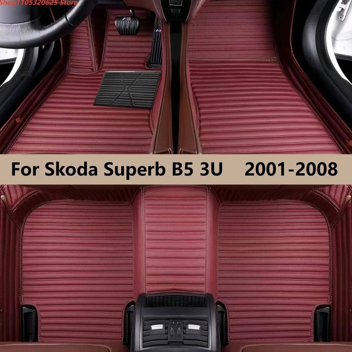 Car Floor Mats For Skoda Superb B5 3U 2001 2002 2003 2004 2005 2006 2007 2008 Floor Mat Car Mat Accessories Interior