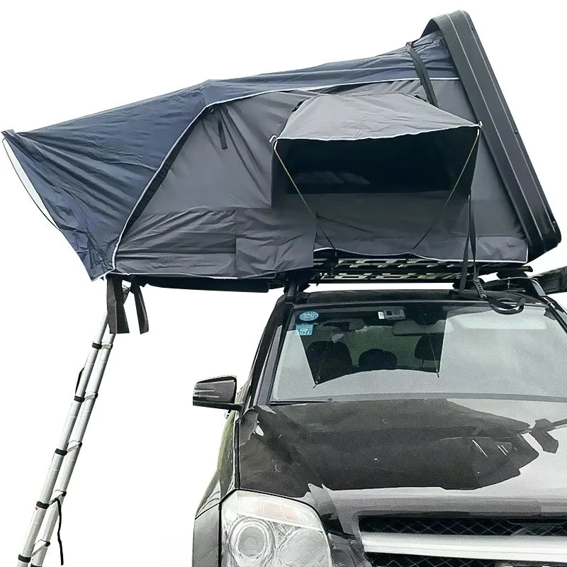 High Quality One Bedroom SUV Truck Rooftop Tent China Hard ABS Shell Aluminum Pole Straight Bracing Type Four-season Waterproof