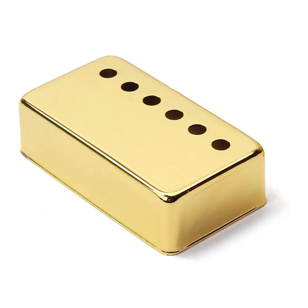 

2Pcs Electric Guitar Humbucker Cover Metal Durable Pickup Case 6 Holes Suitable for Lp Guitar Upgrade Accessory