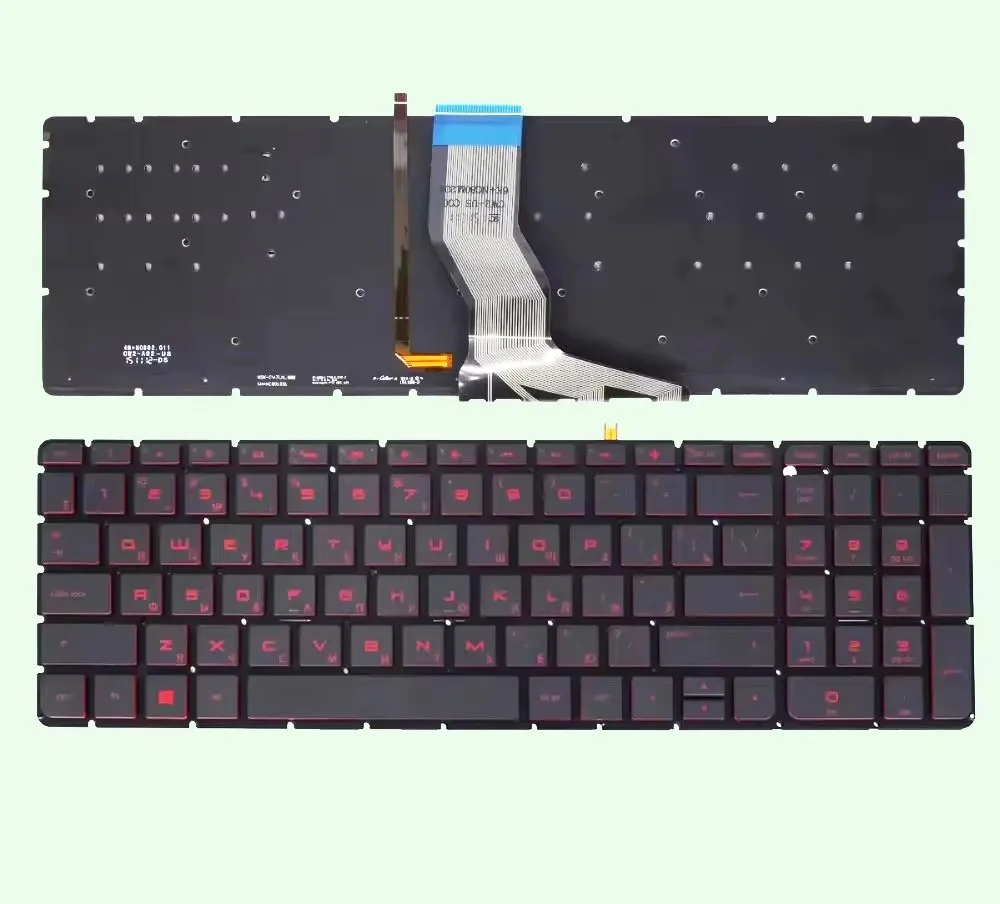 

Keyboard For HP Pavilion 15-ab 15-ak 15-bc 15-ab000 15-ab100 15-ab200 15z-ab000 Red with backlit Russian Layout