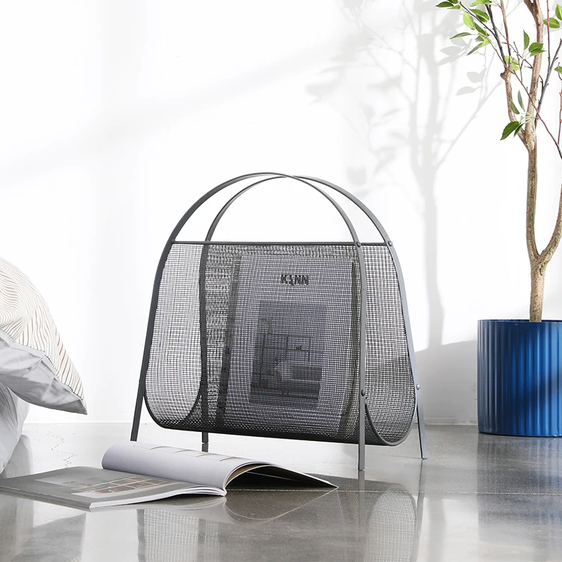 

Nordic Floor Simple Storage Rack Iron Small Bookshelf