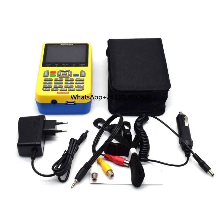 Dropshipping Digital TV Signal Satellite Finder 3.5 Inch LCD Color Screen iBRAVEBOX V8 Digital Satellite Finder Meter