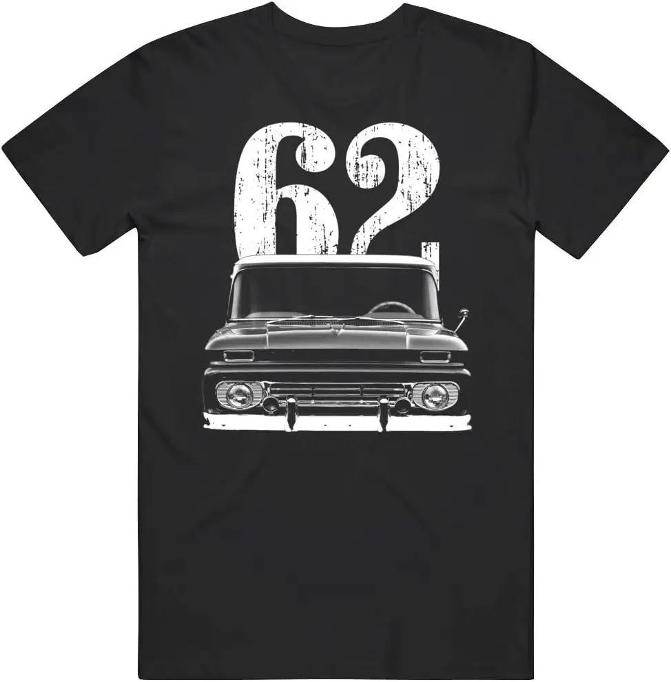 1962 C10 Pickup Truck Front Grill View Silhouette with Year T Shirt