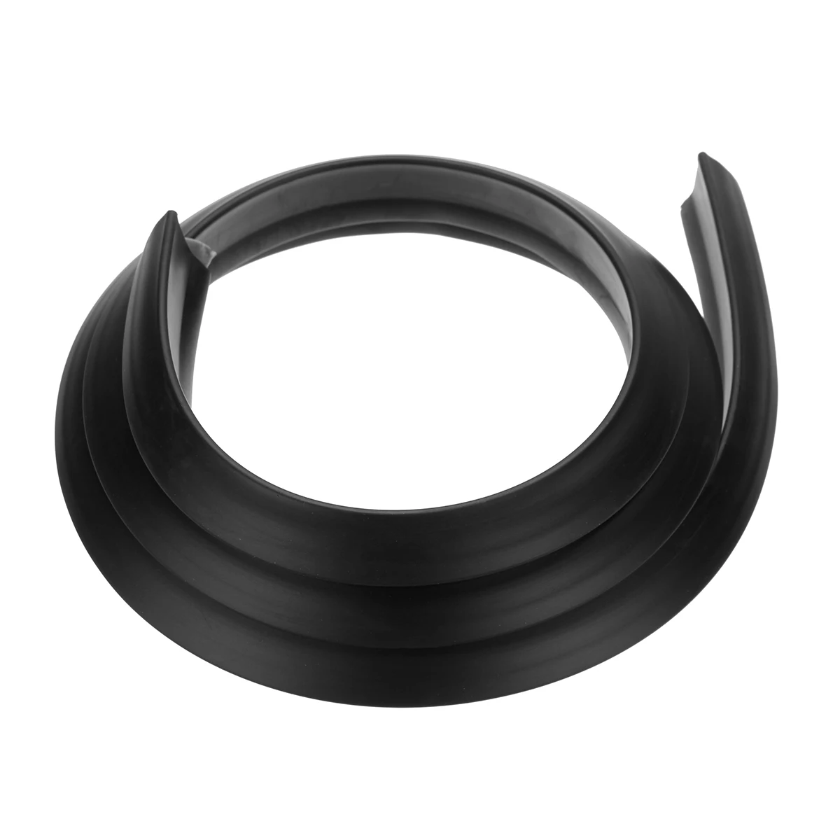 2PCS 150Cm Car Splash Guard Fender Flare Extension Wheel Eyebrow Moulding Trim Wheel Arch Strip Extenders Scratch-proof