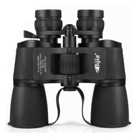 BIJIA 10-50x50mm Zoom Binoculars High-power HD Low-light Night Vision BAK4 Roof Ridge System Waterproof Telescope