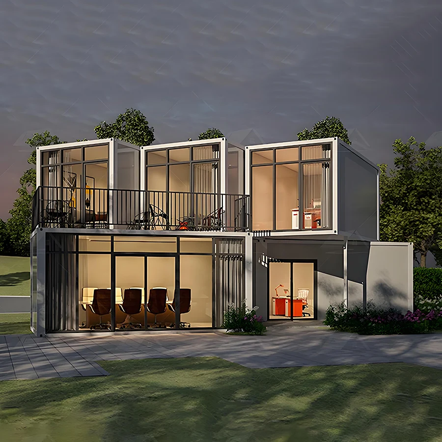 Flat Pack Home House- Prefab Cabin House Modular Container Casa Modular Residential Houses Ready to Live in Prefab-house Mobile