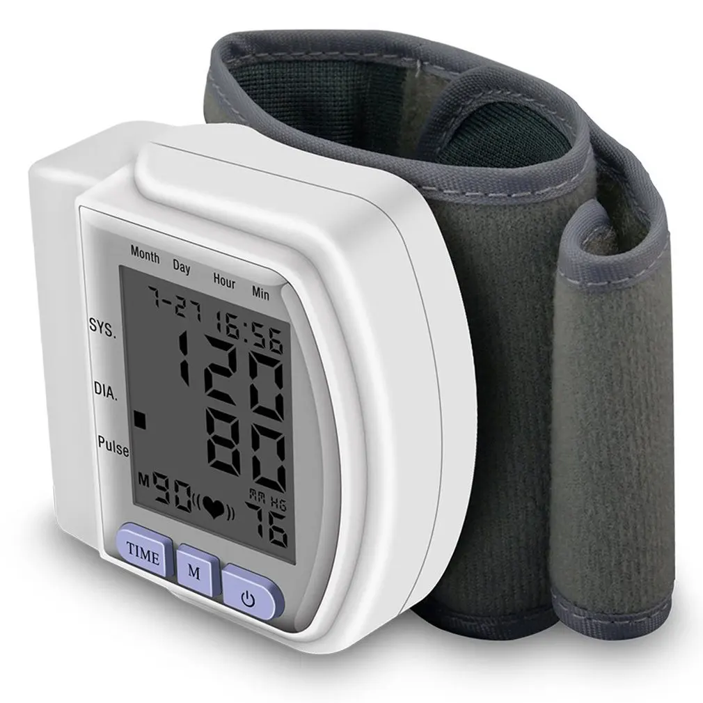 Pro Digital Wrist BP Monitors Sphygmometer Tonometer Sphygmomanometer Automatic Health Care Monitors LT-102S Wrist Monitor