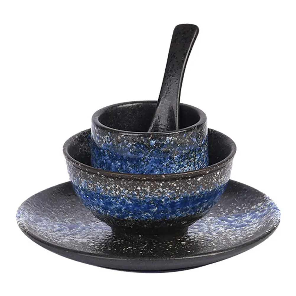 

1 комплект японской керамической посуды, изысканный винтажный узор, практичный аксессуар для домашнего ресторана, суши, многофункциональная миска