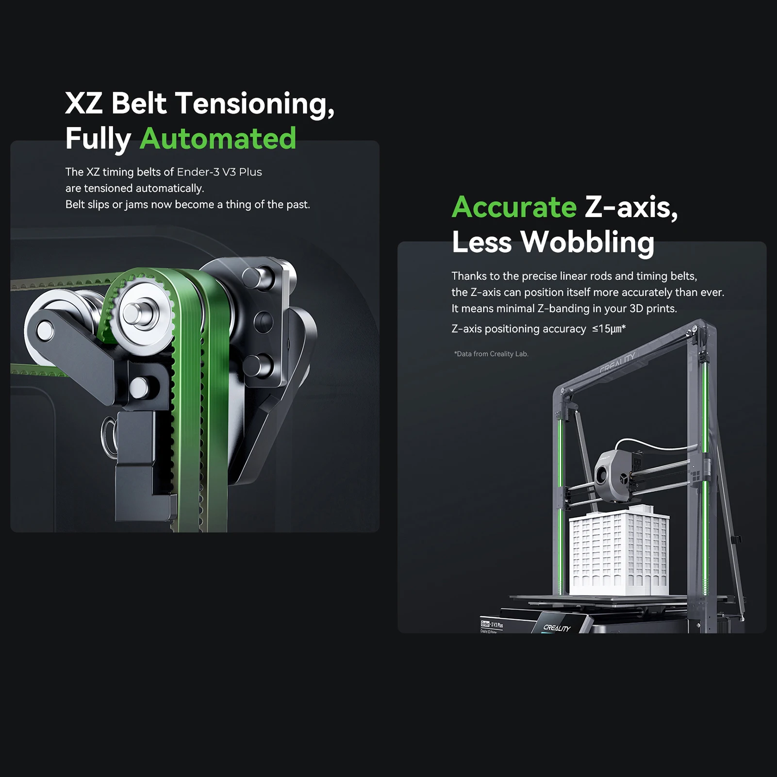 هيكل طابعة Creality Ender-3 V3 Plus ثلاثية الأبعاد Core-XZ مع دوران تلقائي عالي السرعة 600 مم/ثانية 4.3