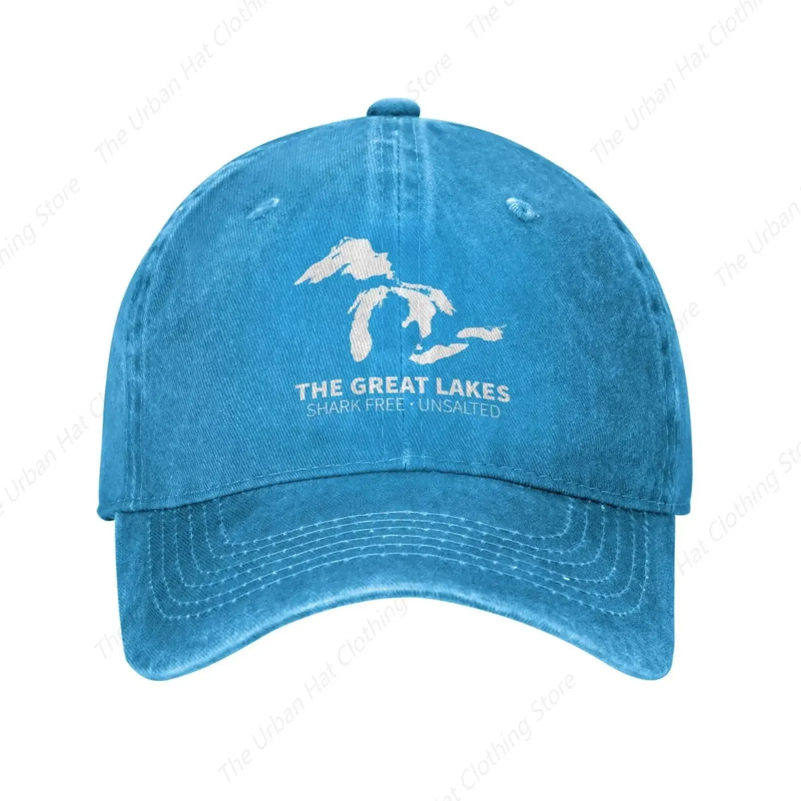 Men Women Baseball Caps Adjustable Unsalted-and-Shark-Free  Washed Low Profile Dad Trucker Hats for Men Women