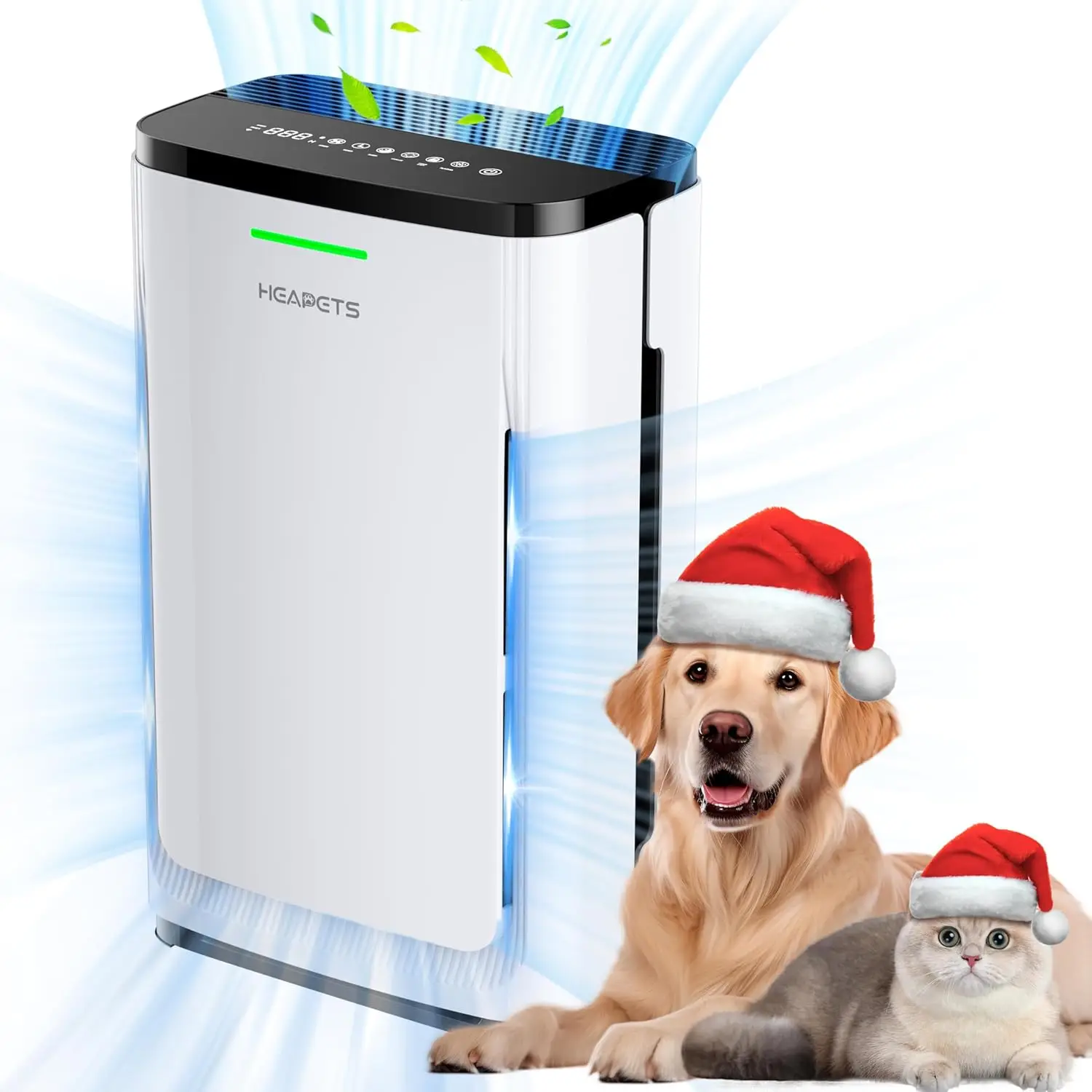 Purifier for Home Large Room Up to 2500 ft², HEPA Air Purifier with Air Quality Monitor, Sleep Mode, Smart WiFi, Air Cle