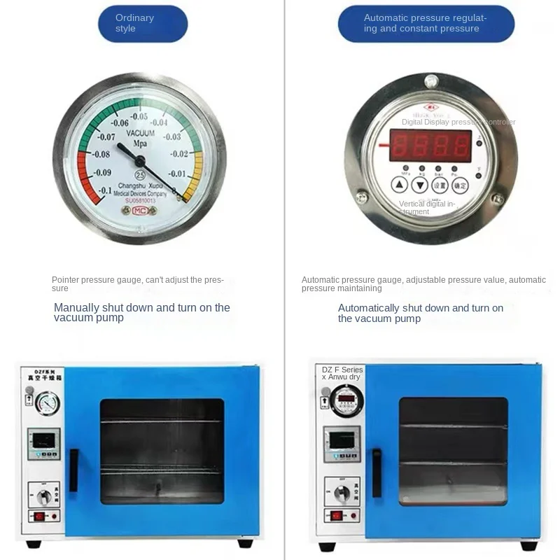 25L Vacuum Drying Oven Laboratory Electric Constant Temperature Small Drying Oven Digital Display Drying Cabinet Dryer 300W 220V