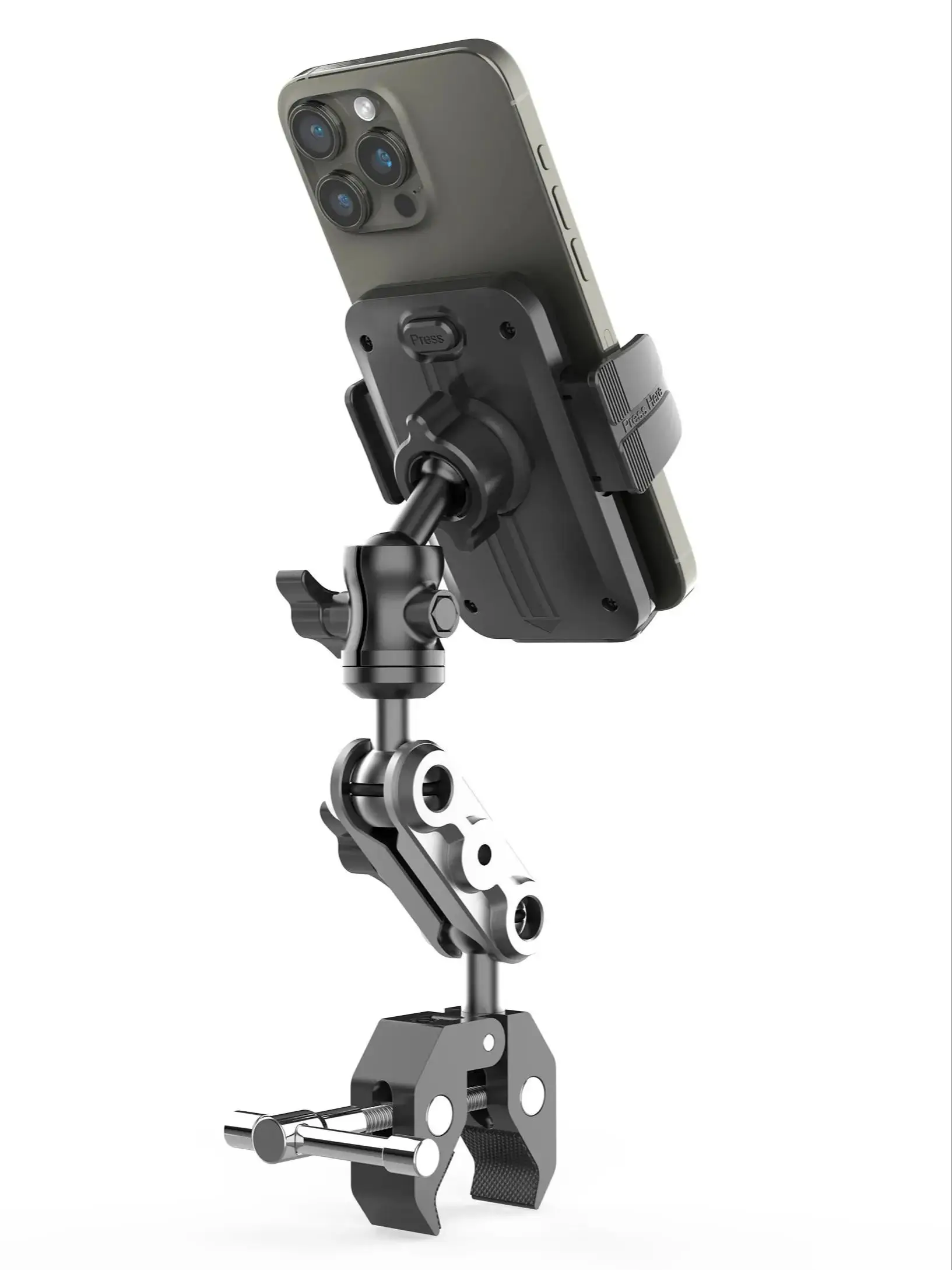 AliExpress LRBH Phone Holder with Super Clamp for Treadmill/Spin Bike/Stroller/Wheelchair/Golf Cart/Poles/Music Stand/Stationary Bike/Handlebar