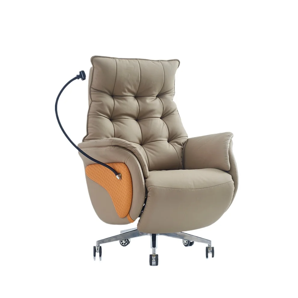 

Executive Modern Ergonomic Rotate Gaming Chair Plaid Computer Chair Long Sitting Function for Home Office Live