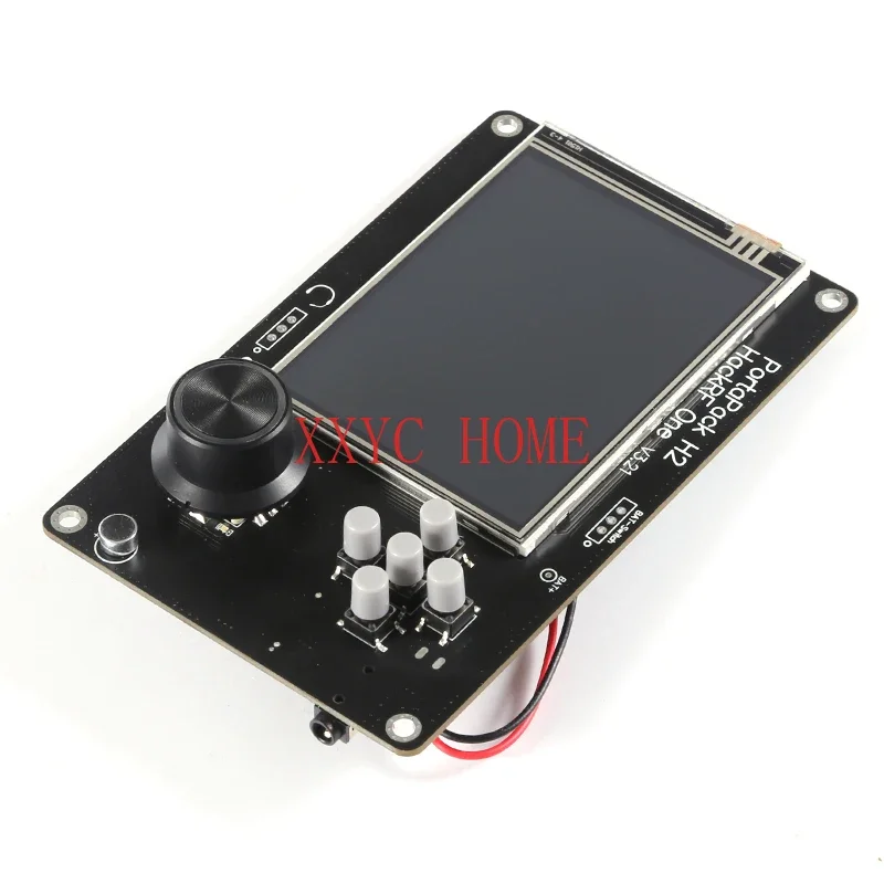 

New Upgrade PORTAPACK H2 + TCXO + 3.2 inch Touch LCD Display +2000MAh Battery For HACKRF ONE SDR