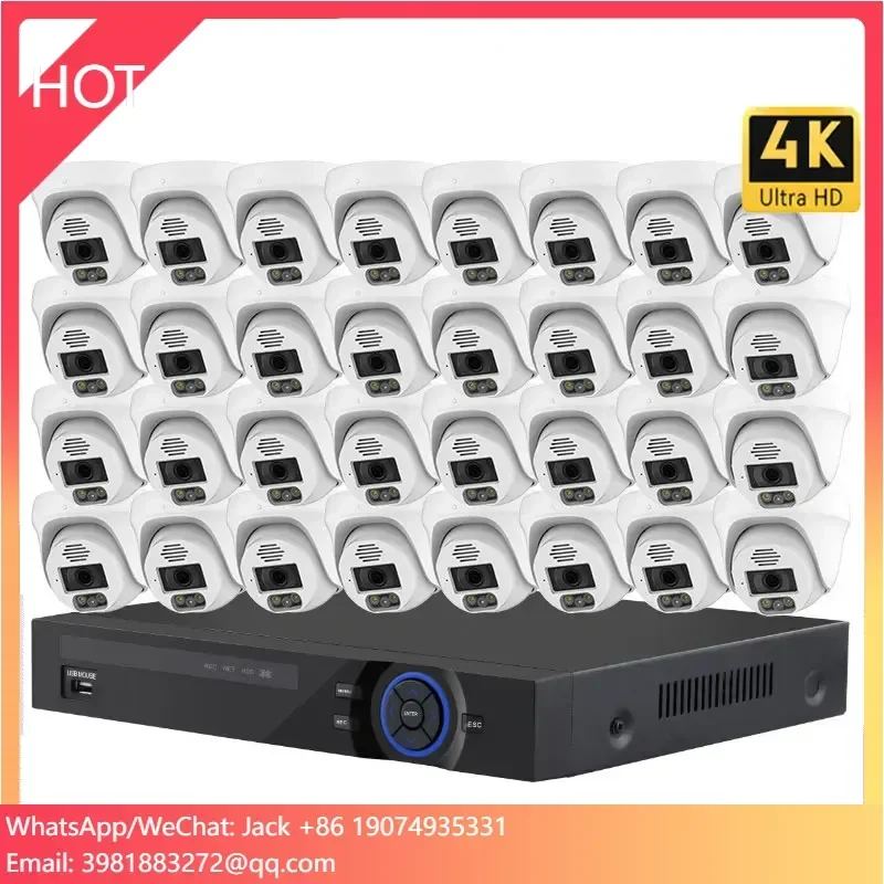 

Ip66 Waterproof 32Ch 8Mp Home Security Cctv Wired Camera System Motion Detection Ptz Camera System