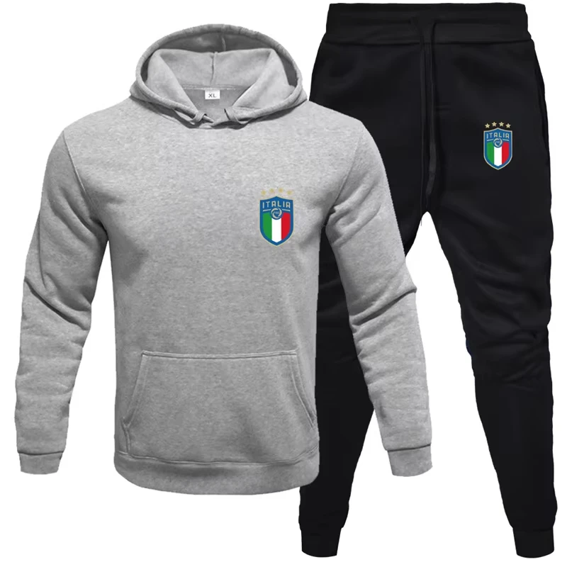 Men‘s 2026 New Autumn Winter Hoodies+Pants Two Piece Set Men Womens Hoodies Tracksuits Jogger Pants Men - view 3