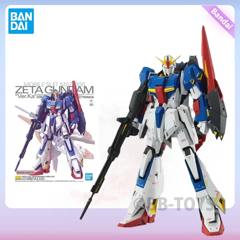 

Оригинальный набор модели в наличии BB Bandai Gundam, аниме фигурка MG 1/100 ZETA GUNDAM VER.KA, экшн-фигурки, игрушки Коллекционные сувениры