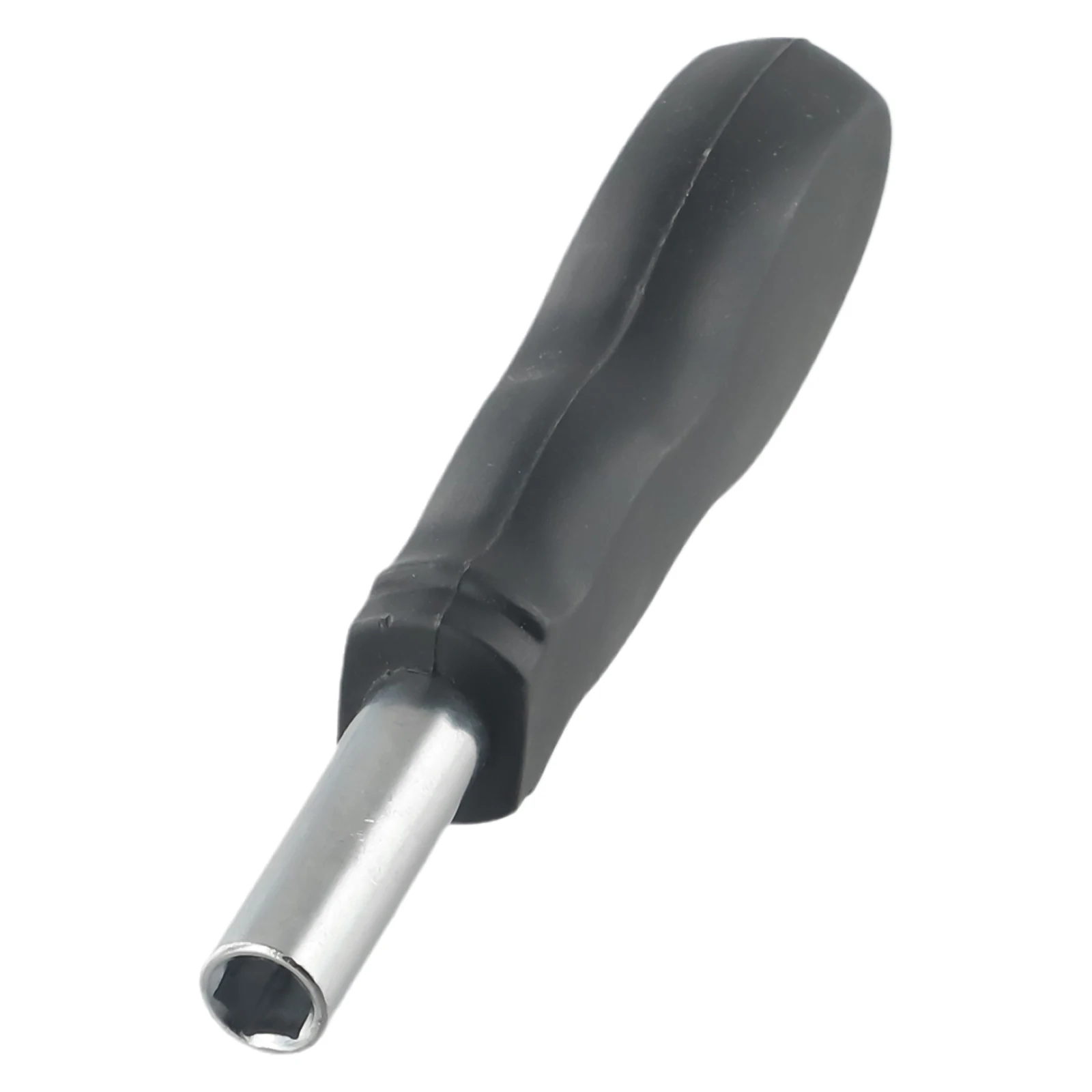 Soft Grip Rubber Covered Hex Extension Handle Compatible with 6.35mm Hex Shank Tools for General Purpose Mechanical Work