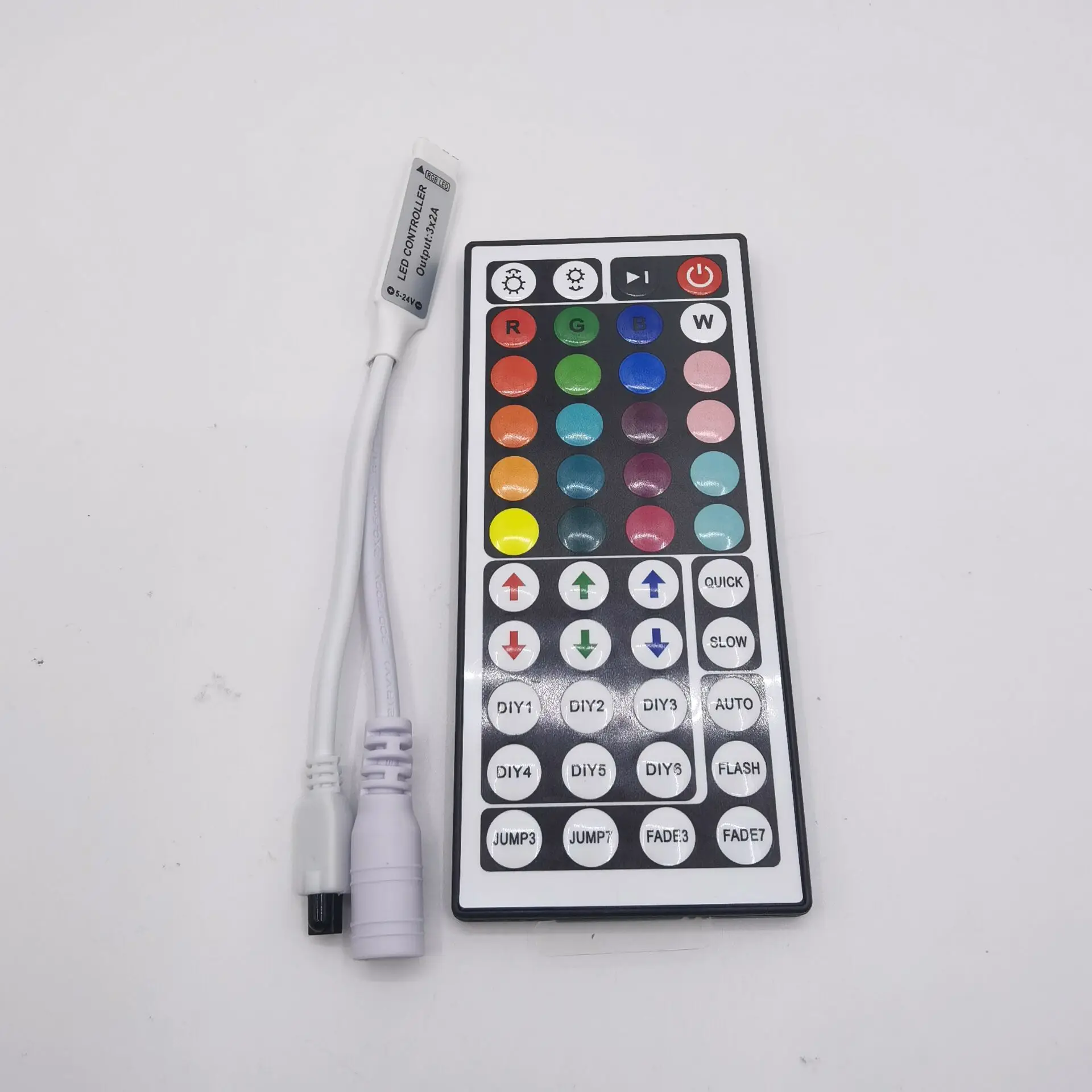 LED-Controller LED-IR-RGB-Controller LED-Lichter-Controller ir Remote-Dimmer DC12V für RGB LED-Streifen