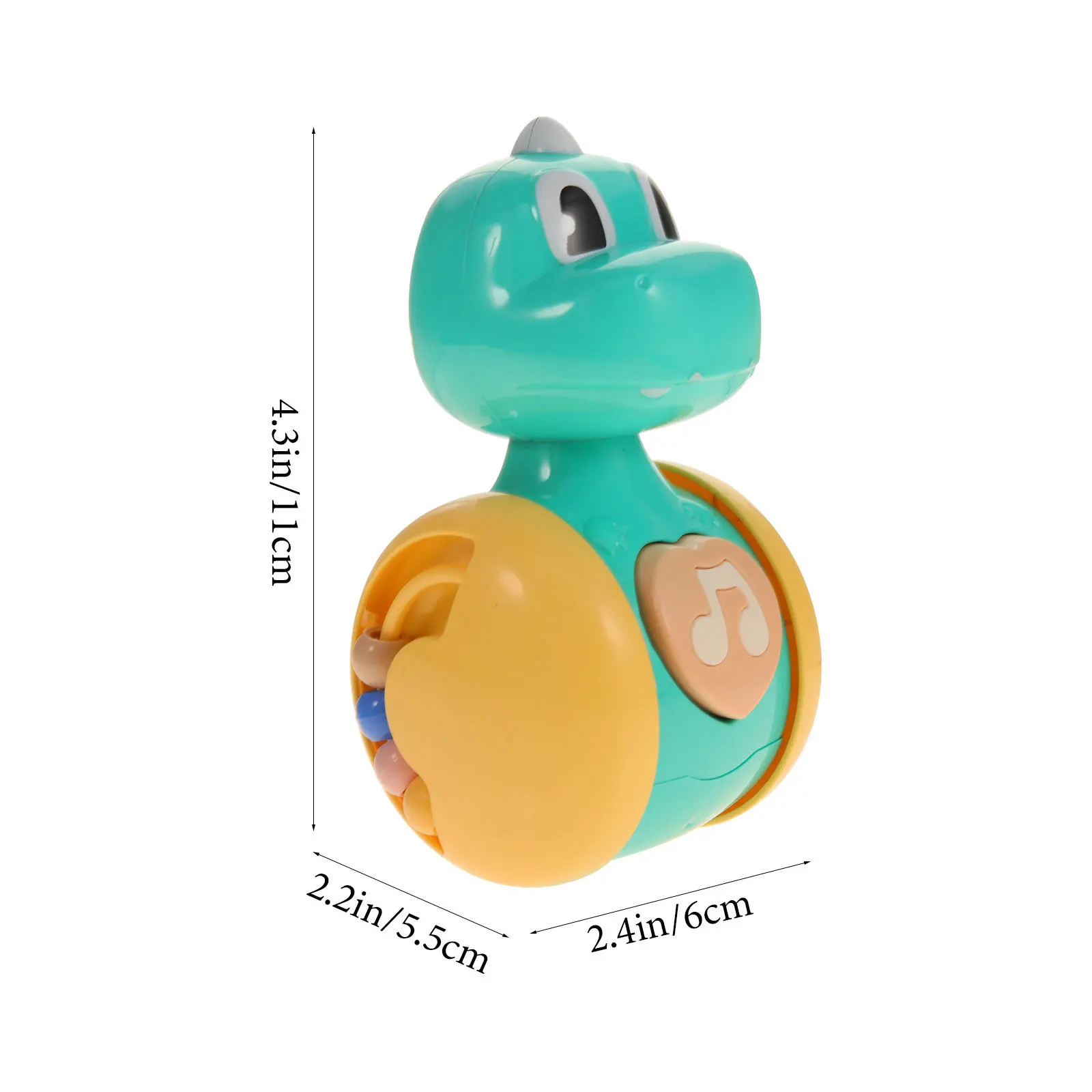 لعبة انزلاقية على شكل ديناصور كرتوني للأطفال، لعبة تعليمية تفاعلية، تصميم غير قابل للسقوط، لعبة منزلقة ذات ملمس ناعم #5