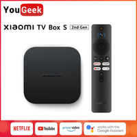 New Global Version Xiaomi Mi TV Box S 2nd Gen 2GB 8GB 4K Ultra-HD Powerful Processor Bluetooth 5.2 Dolby Atmos Google Assistant