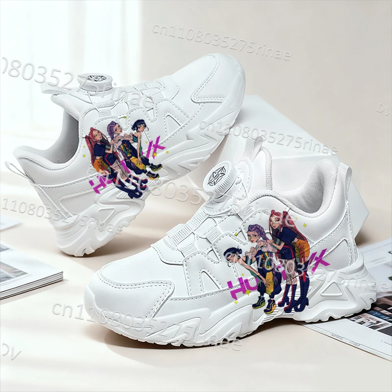 

New Hot Selling KPop Demon Hunters Children thick sole Shoes boys girls arch support soft sports shoes kids gift
