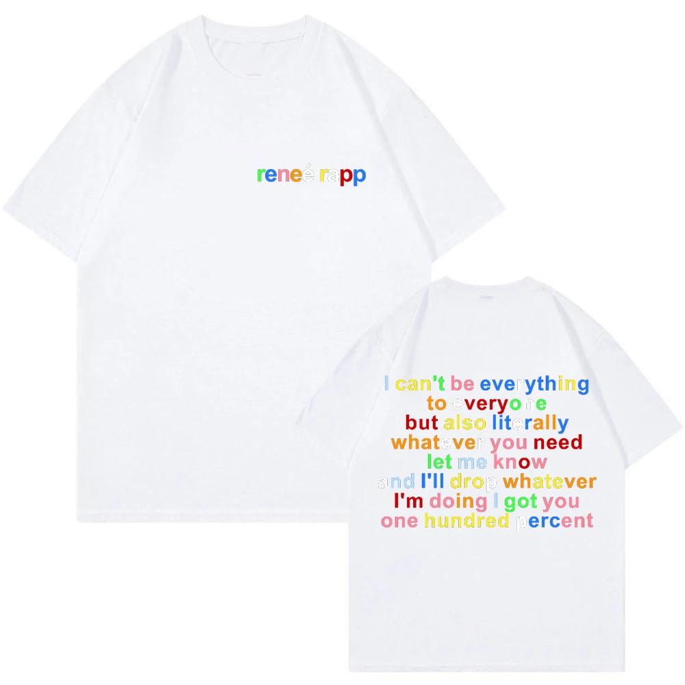 Renee Rapp Everything To Everyone Merch T-shirt 2024 Tour Crewneck Short Sleeve Tee Men Women Streetwear Fashion Clothes