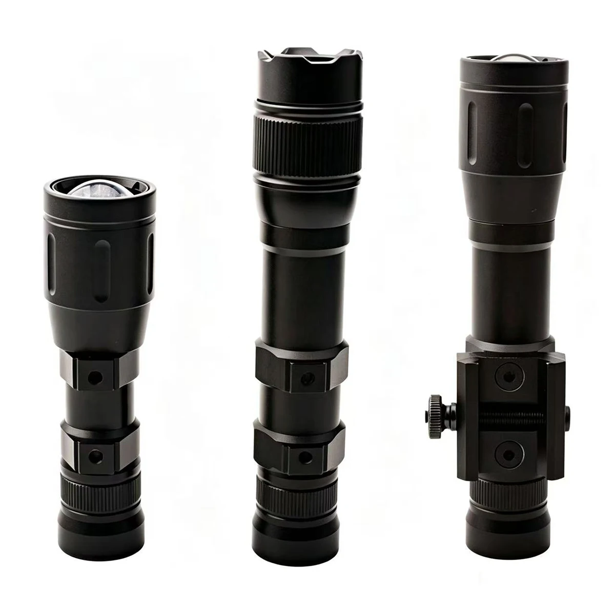 Tactical Metal Flashlight Holder Series with Mount Switch Tail Constant Remote For 20mm Rail Outdoor Hunting Accessories
