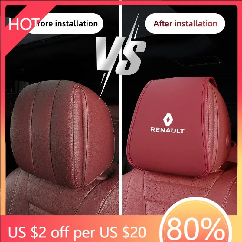 

Для Renault 2026 новые колпаки ступиц для Renault Triber Laguna Kaptur Megane Twingo Kadjar, 2 шт., чехол на подголовник автомобильного сиденья, защита от грязи, Elas