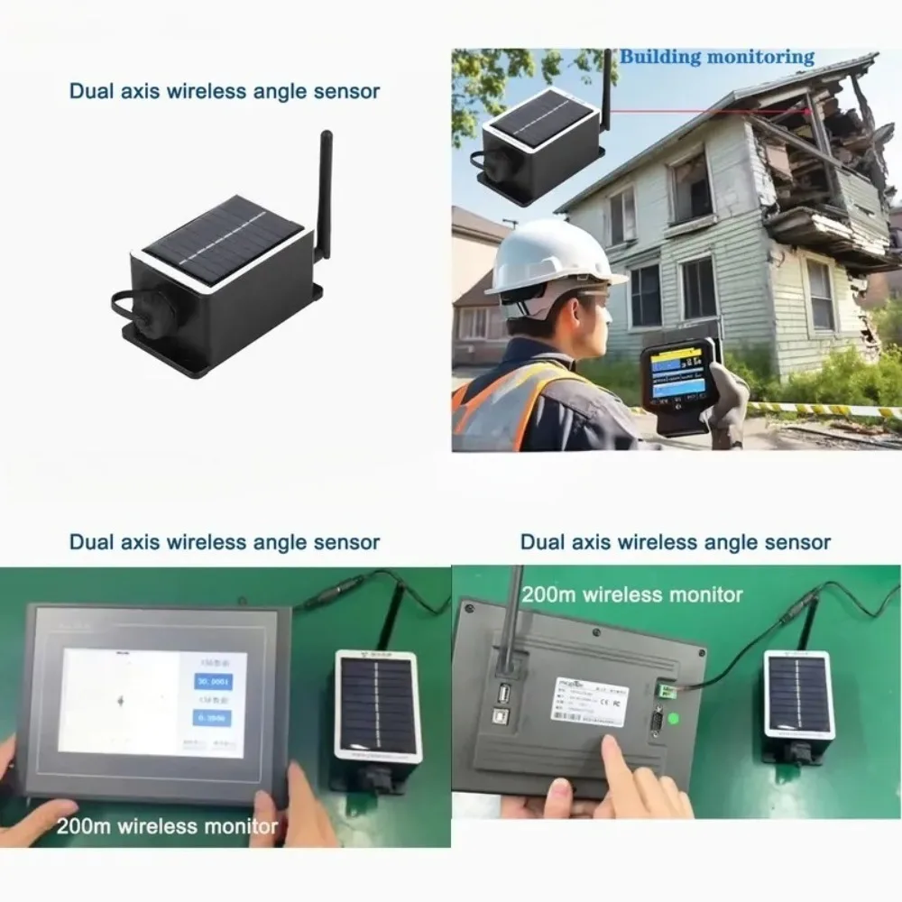 UBSA-WD90 Low Cost Universal Wireless Industrial Biaxial Inclinometer Digital Inclinometer 0.01 Resolution