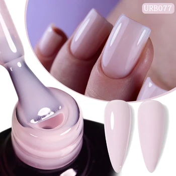 UR SUIKER 7ml Roze Naakt Natuurlijke Rubberen Basis Gel Nagellak Semi Permanente Chrome Pailletten Losweken Constructie UV Gel vernis