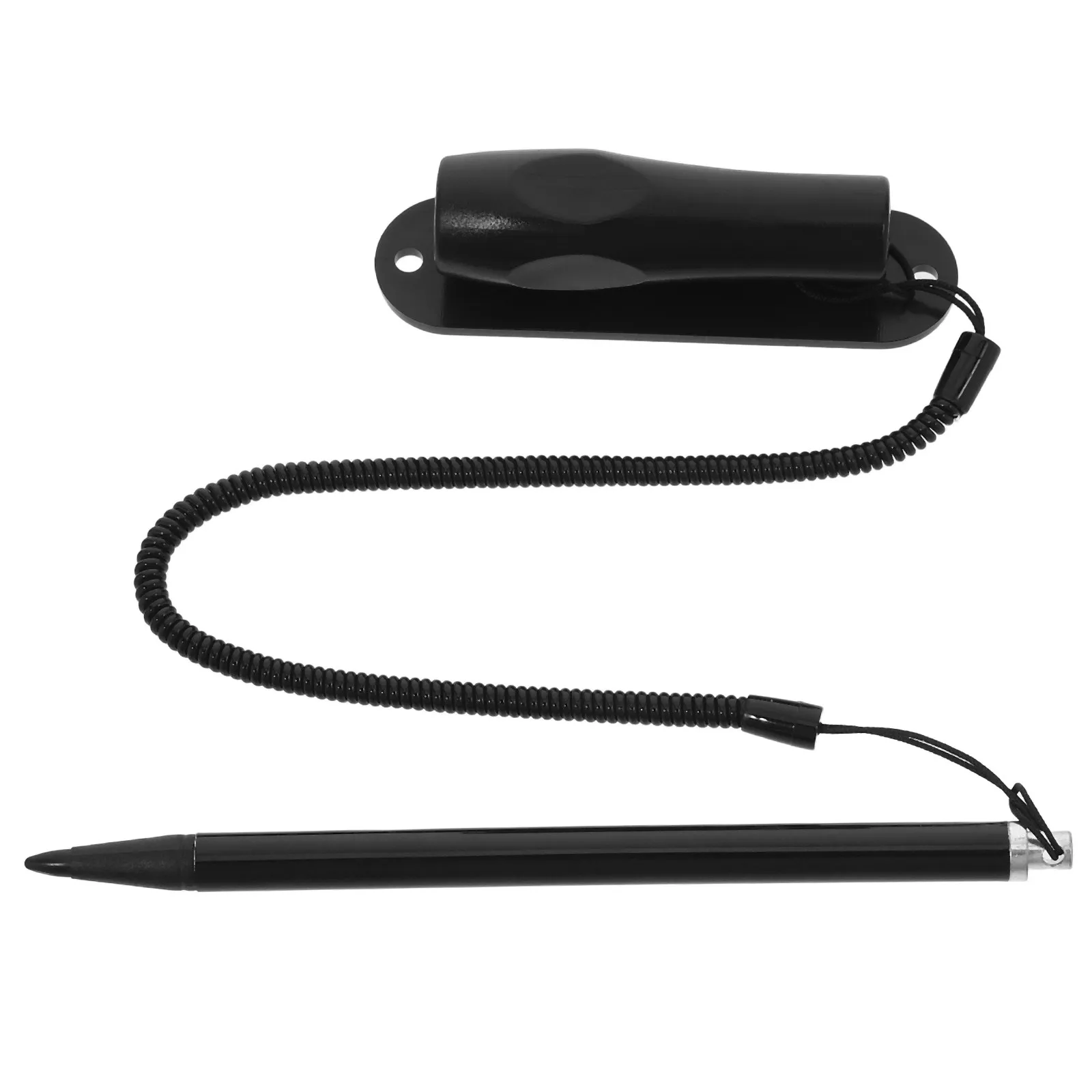 

Professional Resistive Stylus Pen Precision Touchscreen Writing Tool Metal Tether Lanyard Pen Holder for Pos Car