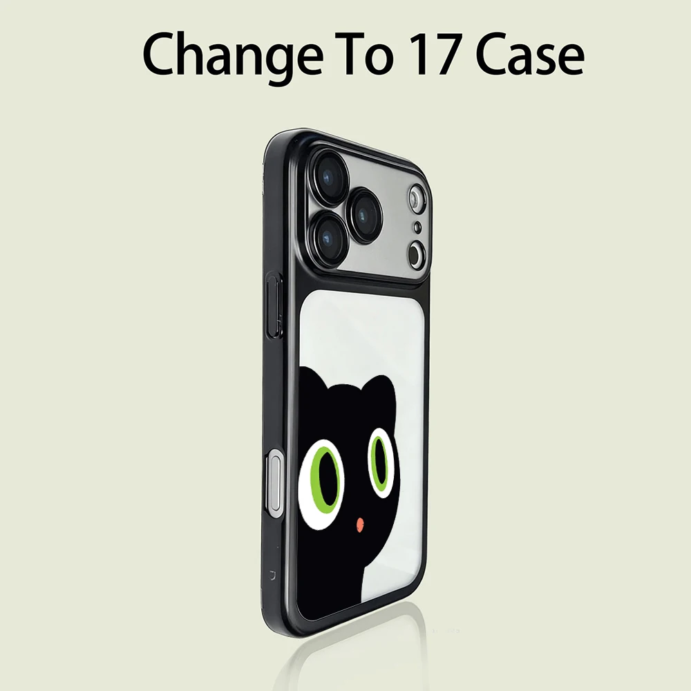 Niedliche Kätzchen-PC-Schutzhülle für iPhone 13 Pro Max Hüllen iPhone 17 11 12 13 ProMax 16 14 15 Plus 17 Air Sturzsichere Lustige Katzenhülle – Detail 12