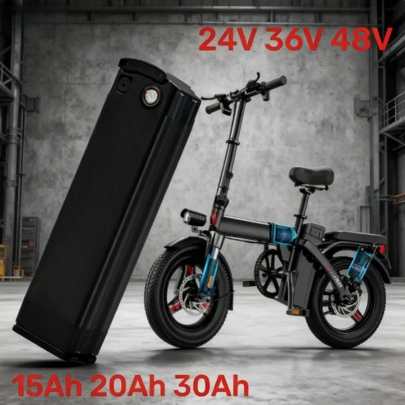 

Long Range Silverfish Battery 48V 20Ah 4PIN Lithium Ion Pack for 1000W 500W Bicycle Conversion City Commuting with Charger