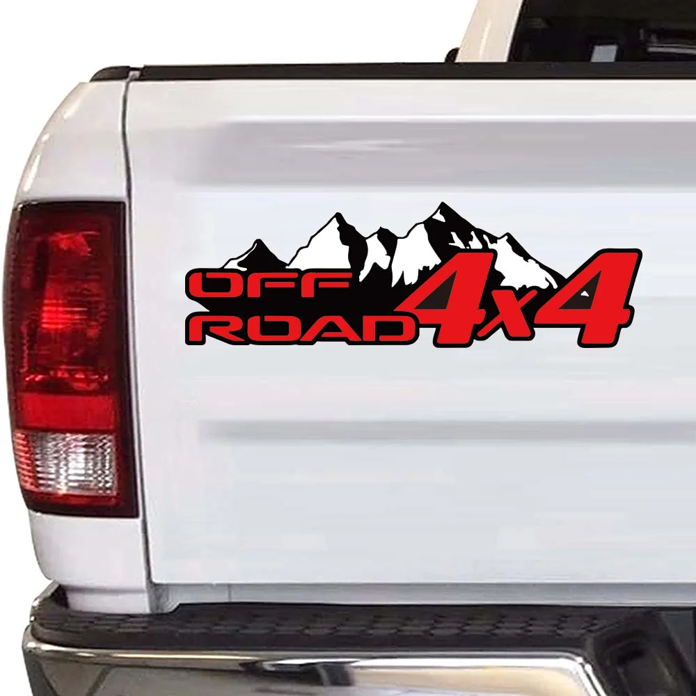 Modern 4x4 Offroad Car Sticer Decal for Bumper Tailgate  Hood Bonnet Windshield Windscreen Auto Vehicle Decor