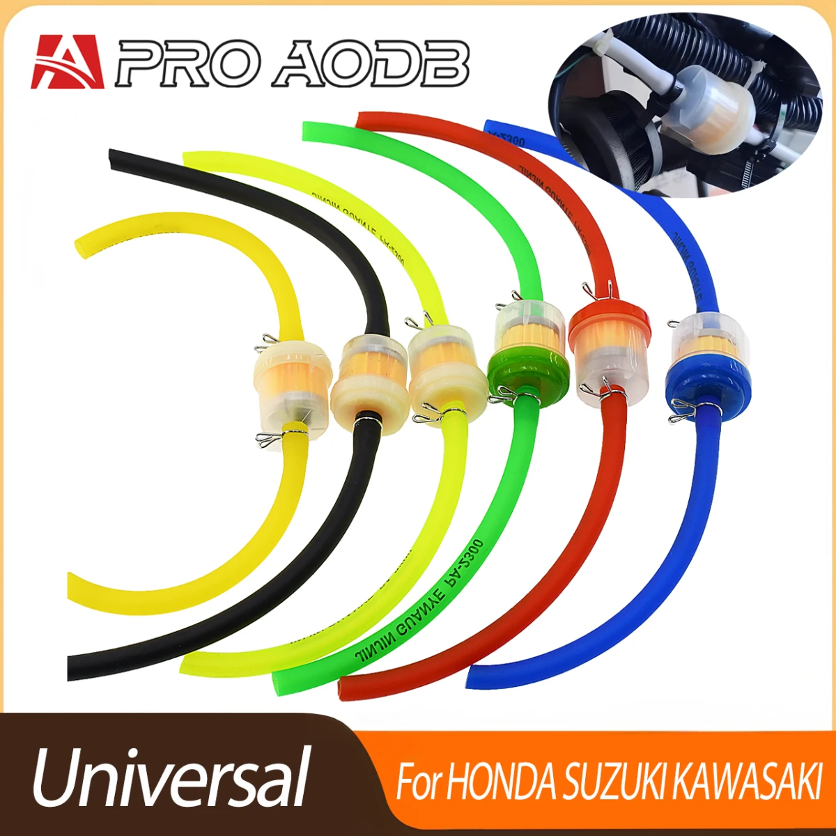 

Durable Universal 6mm Fuel Gas Filter Compatible With Motorcycle Scooter Moped ATV Off Road Dirt Bike Fuel Maintenance Parts
