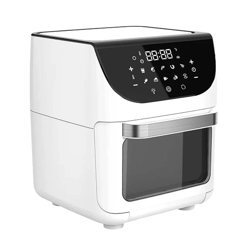 Electric Digital Air Fryer Oven with 8 Cooking Presets Rotisserie Dehydrator Oilless Cooker Multi-function 12L Air Fryer Toaster