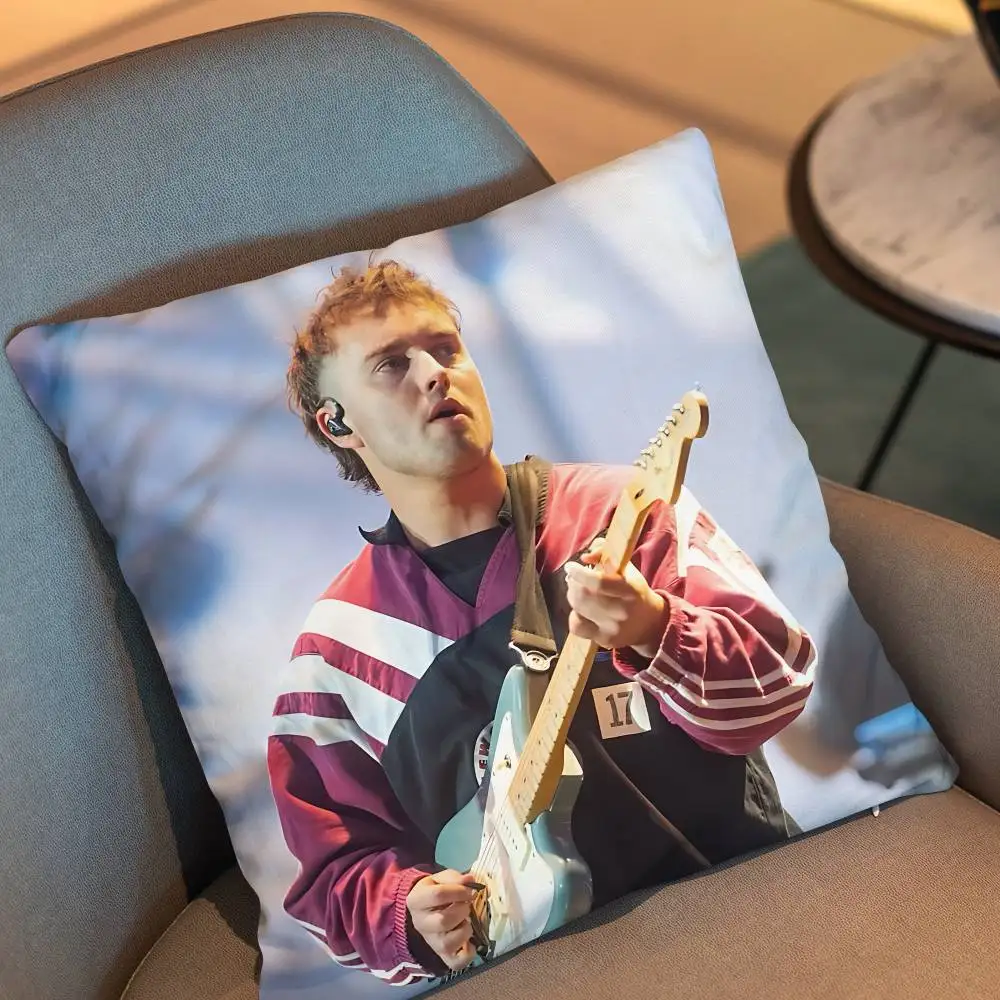 Rein Me In Sam Fender day gift Pillow Case Living Room Sofa Cushion Cover Suitable For Home Bedroom Room custom Decoration