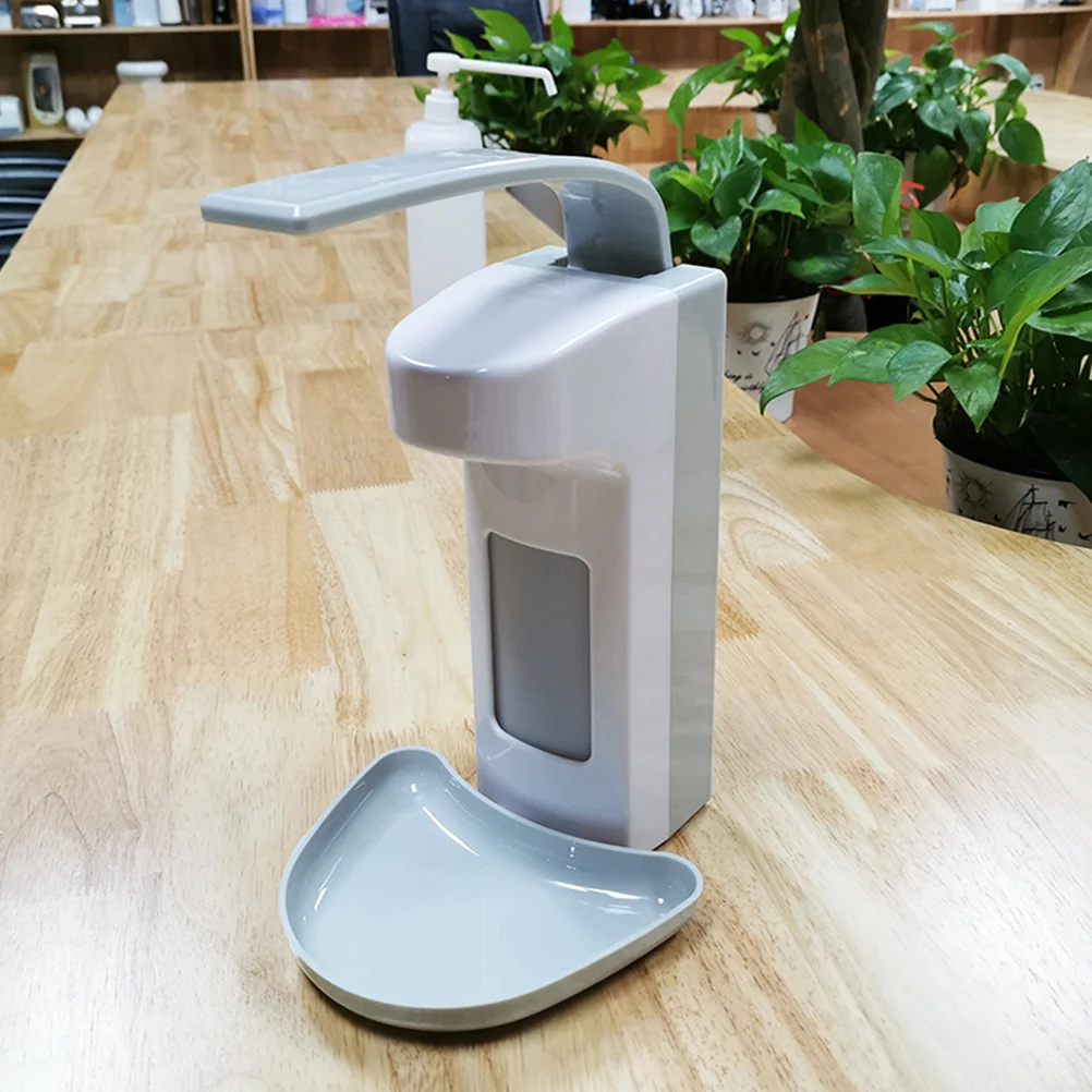 

500Ml Wall Mounted Dispenser Stainless Steel Abs Manual Liquid Dispenser For Kitchen Bathroom Hand Soap Container Large Capacity