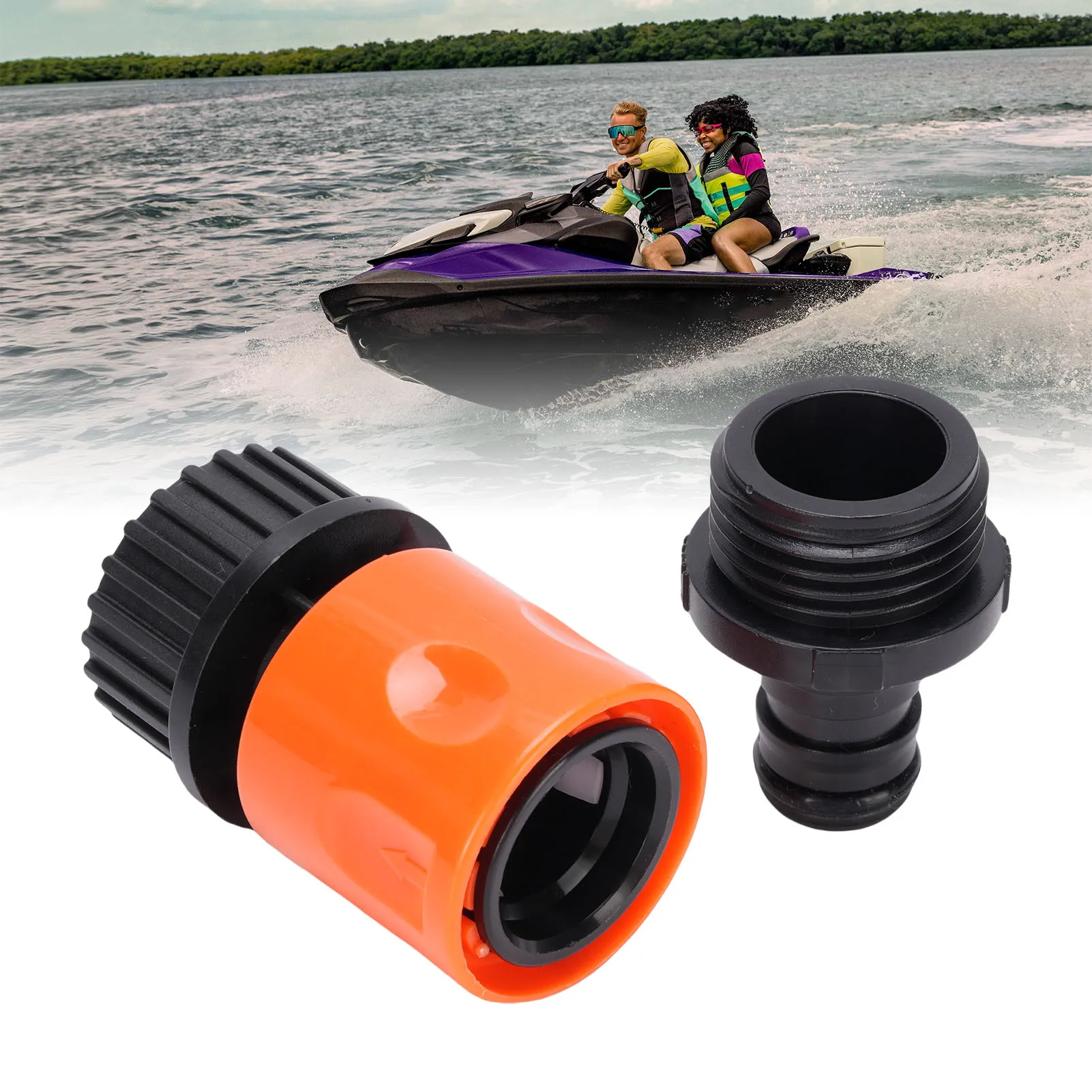 

Jet Boat Flush Kit Outboard Motor Quick Connect Flush Kit Replacement for PWC 4 Stroke Watercraft