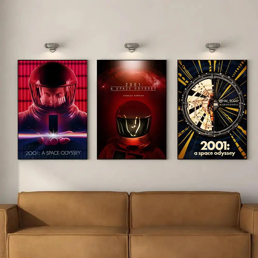 Movie 2001 A Space O-Odyssey Poster Room Decor Home Wall Art Printing Waterproof Garage Bed Room Posters Gift